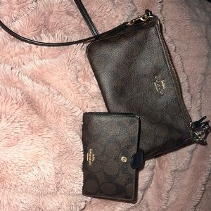 Coach purse and wallet bundle